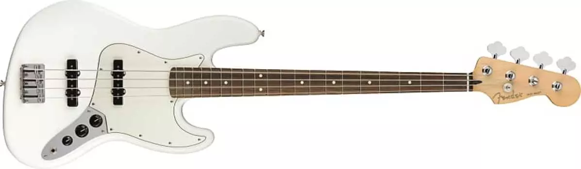 Fender Player Jazz Bass - Накладка на гриф Pau Ferro - Polar White