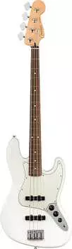Fender Player Jazz Bass Polar White с накладкой на гриф Pau Ferro