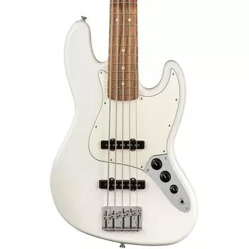 Fender Player Jazz Bass V, накладка на гриф Pau Ferro, полярно-белый Player Jazz Bass V, Pau Ferro Fingerboard, Polar White
