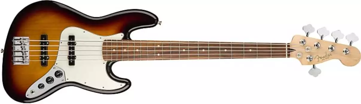 Fender Player Jazz Bass V Pau Ferro Fingerboard 3-Color Sunburst Player Series