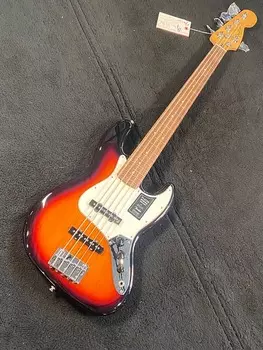Fender Player Jazz Bass V Pau Ferro гриф, 3 цвета, солнечные лучи, #MX19029428 (9 фунтов, 10,9 унции), 5 струн Player Jazz Bass V with Pau Ferro Fretboard