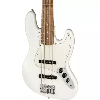 Fender Player Jazz Electric Bass Guitar V - Накладка на гриф Pau Ferro - Белый порошок 149953515