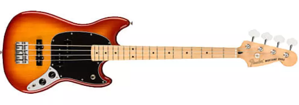 Fender Player Mustang Bass PJ, кленовый гриф, цвет Sienna Sunburst — MX22050227