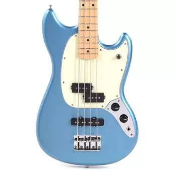 Fender Player Mustang Bass PJ Lake Placid Blue с накладкой Mint (эксклюзивно для CME)