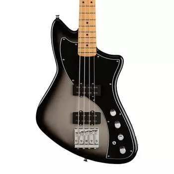 Fender Player Plus Active Meteora Bass Кленовый гриф Silverburst с чехлом для гитары