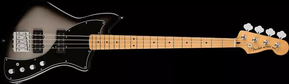 Fender Player Plus Active Meteora Bass — Silverburst с сумкой Deluxe Gig Bag 0147392391