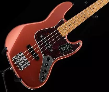 Fender Player Plus Jazz Bass Aged Candy Apple Red Player Plus Jazz Bass with Maple Fretboard