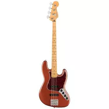 Fender Player Plus Jazz Bass, Aged Candy Apple Red, с сумкой для переноски