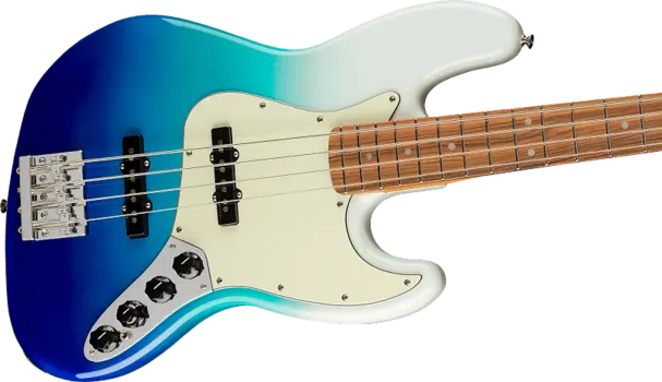 Fender Player Plus Jazz Bass Pau Ferro 2021 гриф Belair Blue layer Plus Jazz Bass Pau Ferro Fingerboard Belair Blue