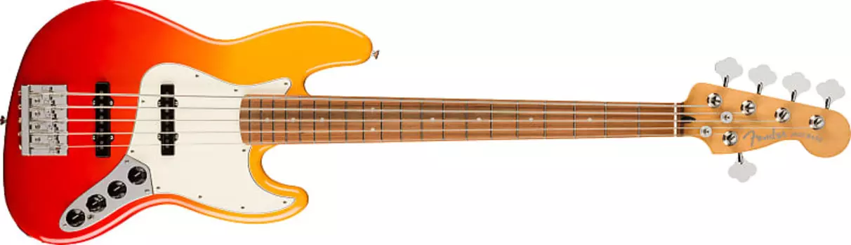 Fender Player Plus Jazz Bass V, доска Pau Ferro, Tequila Sunrise + сумка Deluxe Gig Bag 0147383387