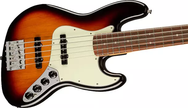 Fender Player Plus Jazz Bass V, накладка на гриф Pau Ferro, 3-тональные солнечные лучи 0147383300