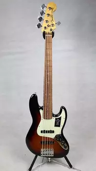 Fender Player Plus Jazz Bass V Pau Ferro Fingerboard 3-Tone Sunburst с сумкой
