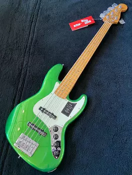 Fender Player Plus Jazz Bass V с кленовым грифом Cosmic Jade #MX22167731 (10 фунтов, 8,4 унции) Player Plus Jazz Bass V with Maple Fretboard