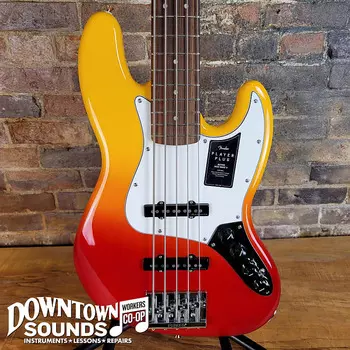 Fender Player Plus Jazz Bass V с сумкой Deluxe - Tequila Sunrise PLAYER PLUS JAZZ BASS V - TEQUILA SUNRISE