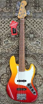 Fender Player Plus Jazz Bass V в цвете Tequila Sunrise с сумкой для переноски, Pro Setup #8722 Player Plus Jazz Bass V with Pau Ferro Fretboard