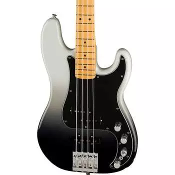 Fender Player Plus Precision Bass Guitar Накладка на гриф из клена, серебристо-дымчатый 0147362336