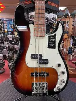 Fender Player Plus Precision Bass, накладка на гриф Pau Ferro, 3 цвета Sunburst Player Plus Precision Bass, Pau Ferro Fingerboard, 3-Color Sunburst