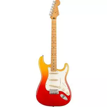 Fender Player Plus Stratocaster, кленовый гриф, электрогитара Tequila Sunrise 0147312387