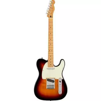 Fender Player Plus Telecaster, кленовый гриф, 3-цветная электрогитара Sunburst 0147332300