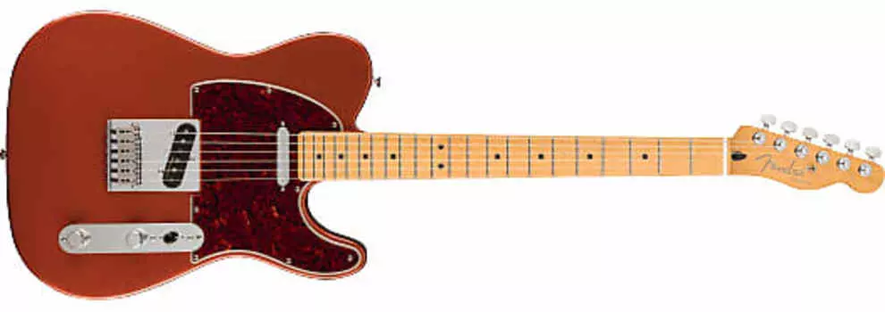 Fender Player Plus Telecaster, кленовый гриф, цвет Aged Candy Apple Red — MX21562576