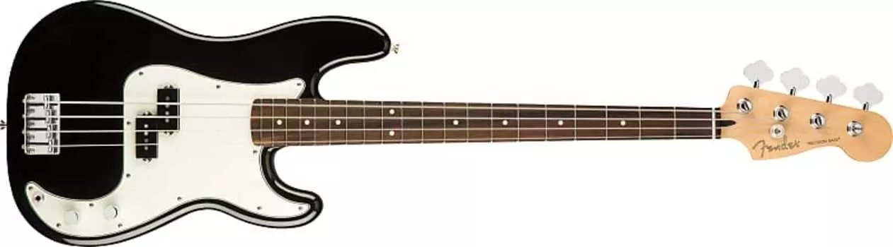 Fender Player Precision Bass 4-String Electric, черный, гриф Pau Ferro -MIM 0149803506