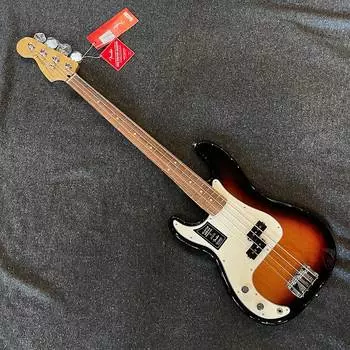 Fender Player Precision Bass для левой руки PF 3-Tone Sunburst 8lbs, 12oz S#MX20101778 Player Precision Bass Left-Handed PF