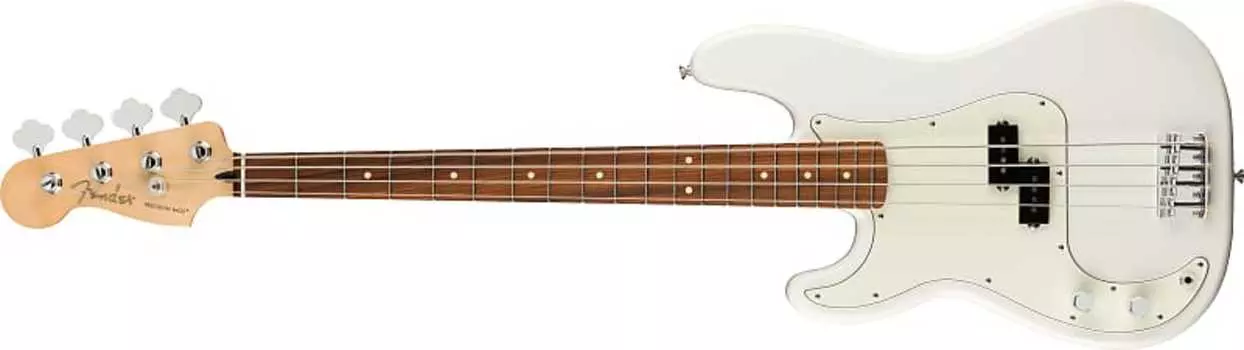 Fender Player Precision Bass для левшей, накладка на гриф Pau Ferro, полярно-белый PlayerPlayer