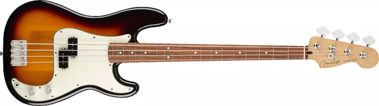 Fender Player Precision Bass, гриф Pau Ferro, 3 цвета Sunburst PlayerPlayer