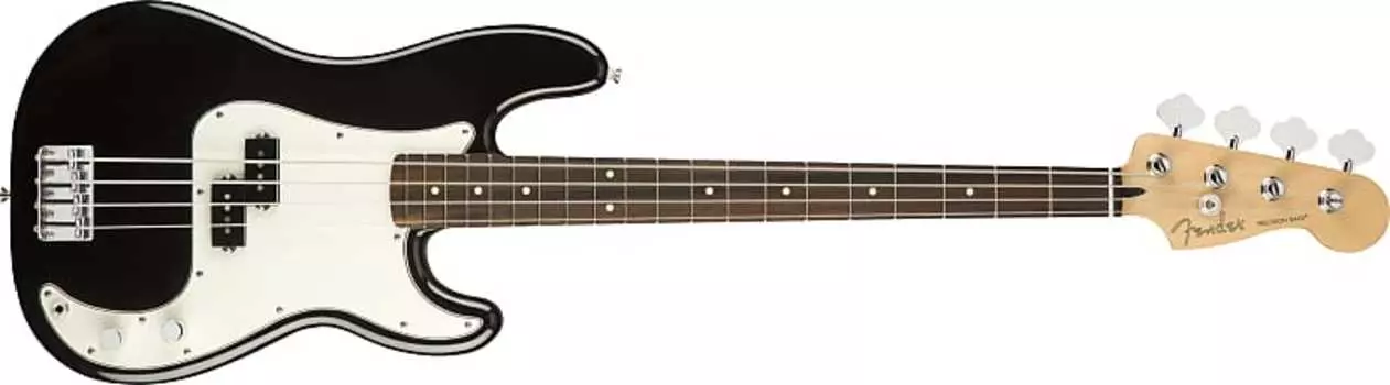 Fender Player Precision Bass, гриф Pau Ferro, черный Player Precision Bass, Pau Ferro Fingerboard