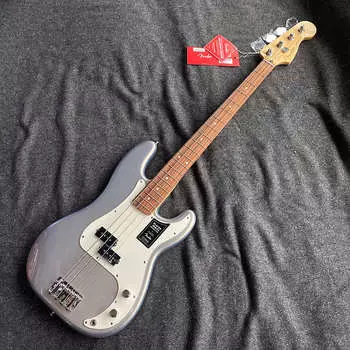 Fender Player Precision Bass PF 2021 Silver MX21204899 8 фунтов 1,3 унции Player Precision Bass with Pau Ferro Fretboard