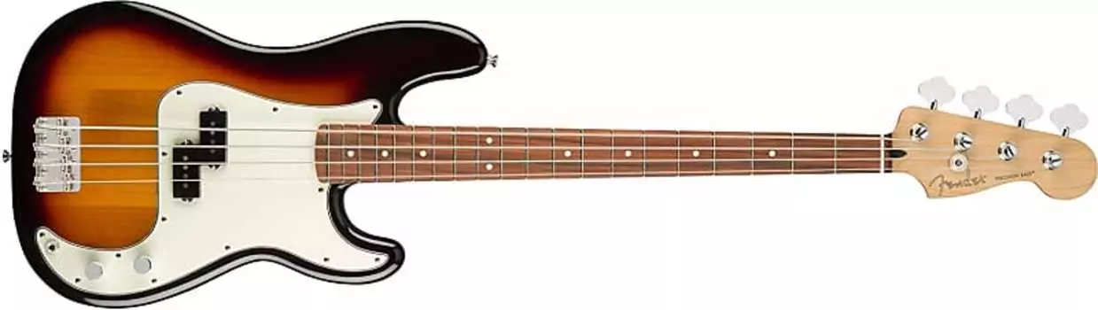 Fender Player Precision Electric Bass Guitar - Pau Ferro Fingerboard - 3 Color Sunburst 0149803500