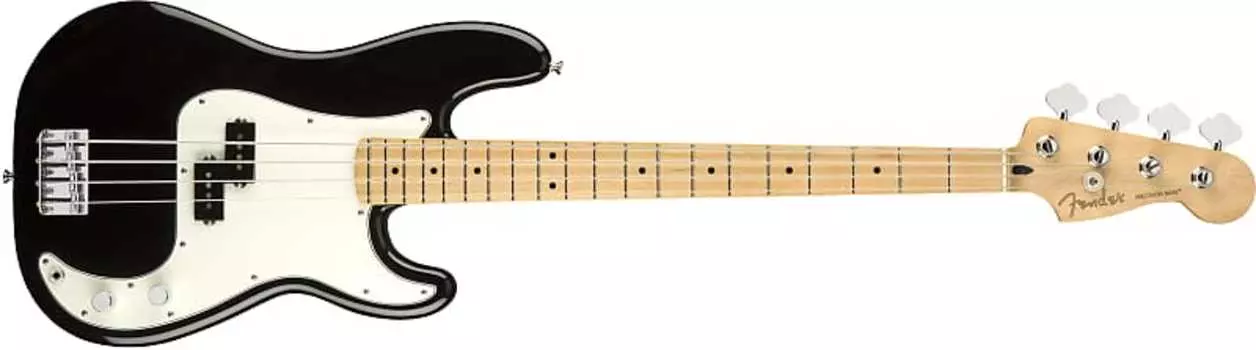 Fender Player Series 4-String Electric Precision Bass в глянцевом черном цвете - MIM PLAYER-SERIES-PRECISIONBASS