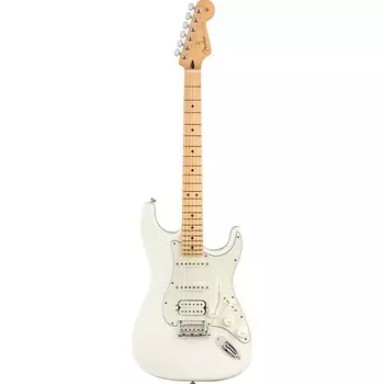 Fender Player Stratocaster HSS, кленовый гриф, электрогитара Polar White 0144522515