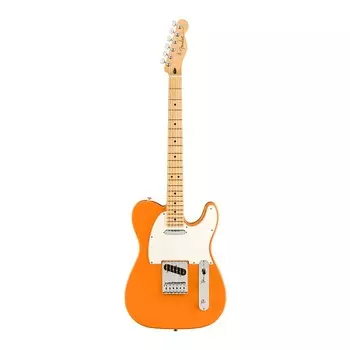 Fender Player Telecaster - 6-струнная электрогитара Maple Fingerboard (правша, оранжевое капри) Fender Player Telecaster 6-String Electric Guitar (Right-Handed, Capri Orange)