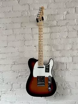 Fender Player Telecaster с кленовой накладкой грифа 2018 — настоящее время — 3 цвета Sunburst Player Telecaster with Maple Fretboard