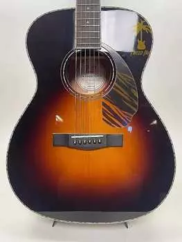 Fender PO-220E Orchestra, накладка на гриф овангколь, 3 цвета, винтажные солнечные лучи PO-220E Orchestra, Ovangkol Fingerboard, 3-Color Vintage Sunburst