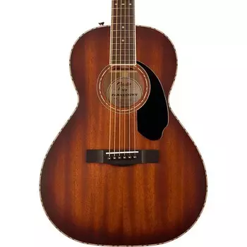 Fender PS-220E Салон с футляром, все красное дерево, овангкол, выдержанный коньячный взрыв PS-220E Parlor With Case, All Mahogany, Ovangkol,
