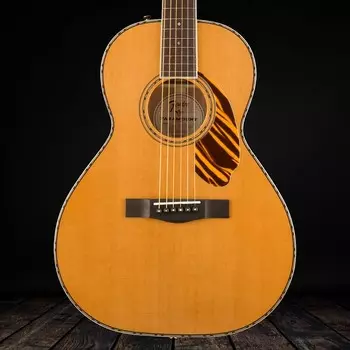 Fender PS-220E Салон с жестким футляром, накладка на гриф овангкол-натуральный Fender PS-220E Parlor w/, Fingerboard- Natural