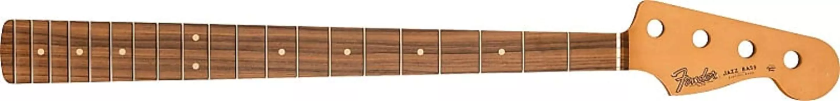 Fender Road Worn '60'S Jazz Bass Neck, 20 Medium Jumbo Frets, Pau Ferro, C-образная форма Road Worn S Jazz Bass Neck Medium Jumbo Frets Pau Ferro C Shape