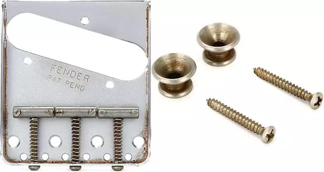 Fender Road Worn Tele Bridge Сборочный комплект с пуговицами Fender Road Worn Strap (2) 0997210000=1 0997215000=1