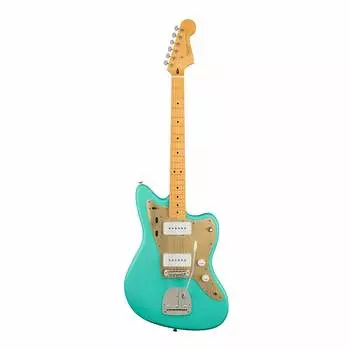 Fender Squier 40th Anniversary Jazzmaster 6-String Satin Seafoam Green Электрогитара Fender 40th Anniversary Jazzmaster 6-String Satin Seafoam Green Electric Guitar