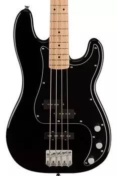 Fender Squier Affinity Series Precision Bass PJ Pack — черный с сумкой для переноски, Rumble 15 Amp