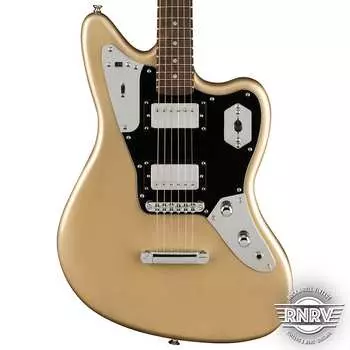 Fender Squier Contemporary Jaguar HH ST, накладка на гриф Laurel, черная накладка, цвет Shoreline Gold