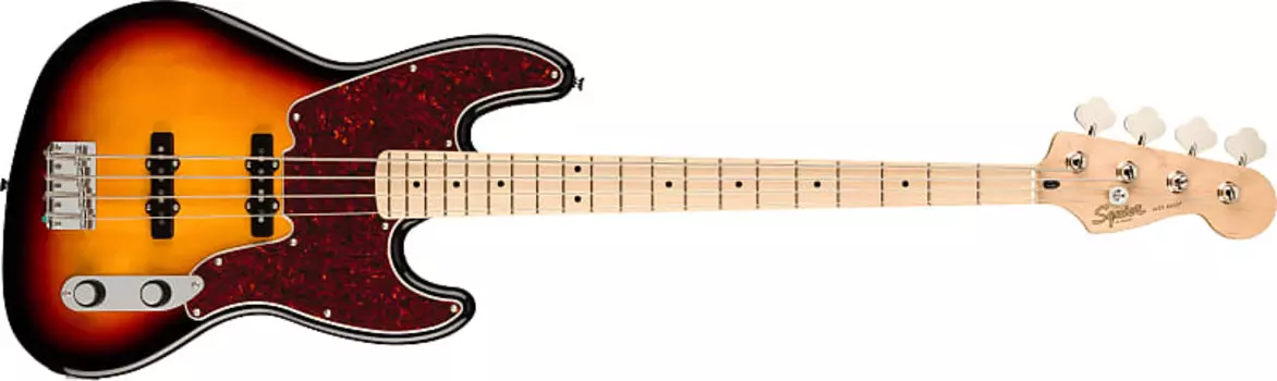 Fender Squier Paranormal '54 4-струнная электрическая джазовая бас-гитара, 3 цвета солнечных лучей 0377100500