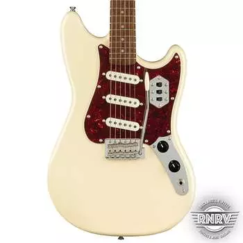Fender Squier Paranormal Cyclone, гриф Laurel, накладка черепахового цвета, жемчужно-белый Fender Squier Paranormal , Laurel Fingerboard, Tortoiseshell Pickguard,