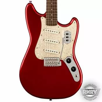 Fender Squier Paranormal Cyclone, накладка на гриф Laurel, перламутровая накладка, цвет Candy Apple Red Fender Squier Paranormal , Laurel Fingerboard, Pearloid Pickguard,