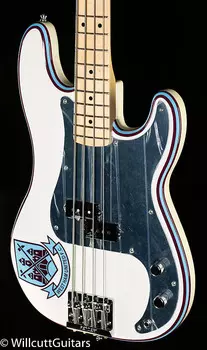 Fender Steve Harris Precision Bass Кленовый гриф Olympic White (224)