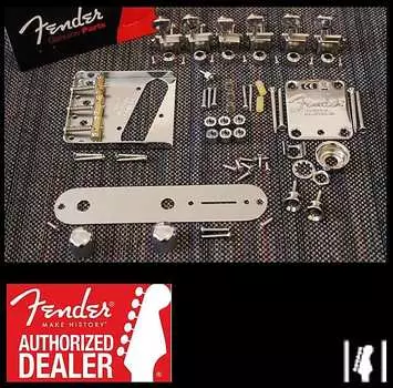 FENDER Telecaster American Hot Rod Compensated Chrome Telecaster Hardware Set с тюнерами 0091114049