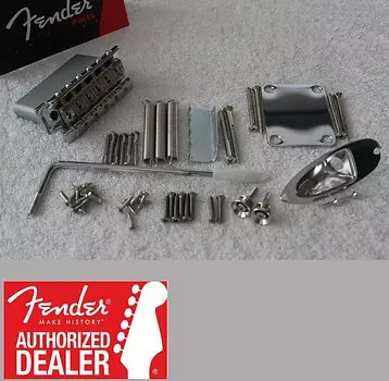 Fender USA Spec NEW Chrome Stratocaster 2 3/16" Body КОМПЛЕКТ ОБОРУДОВАНИЯ American Strat
