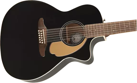 Fender Villager 12-струнный, накладка на гриф из орехового дерева, черный V3 0970753006